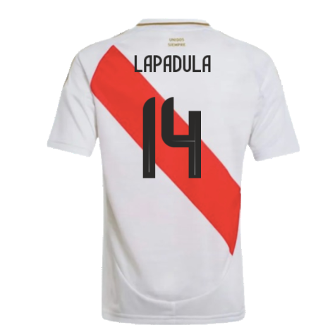 2024-2025 Peru Home Shirt (Kids) (Lapadula 14)