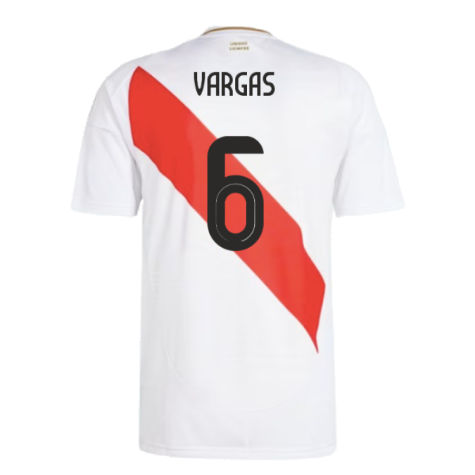 2024-2025 Peru Home Shirt (Vargas 6)