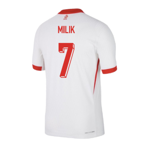 2024-2025 Poland Home Shirt (Kids) (Milik 7)