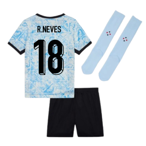 2024-2025 Portugal Away Mini Kit (R.Neves 18)