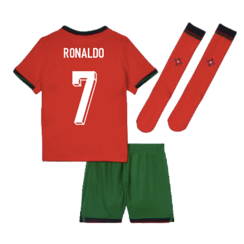 2024-2025 Portugal Home Mini Kit (Ronaldo 7)