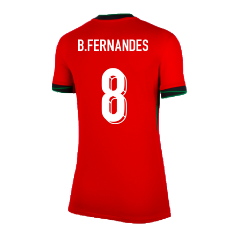 2024-2025 Portugal Home Shirt (Womens) (B.Fernandes 8)