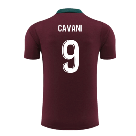 2024-2025 PSG Dri-FIT Strike Training Shirt (Bordeaux) (Cavani 9)