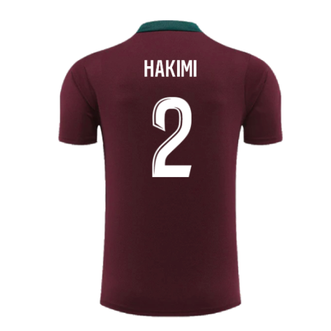 2024-2025 PSG Dri-FIT Strike Training Shirt (Bordeaux) (Hakimi 2)