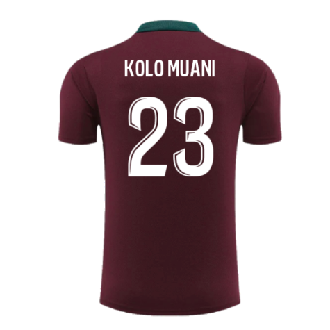 2024-2025 PSG Dri-FIT Strike Training Shirt (Bordeaux) (Kolo Muani 23)