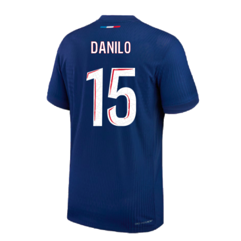 2024-2025 PSG Home Authentic Match Shirt (Danilo 15)