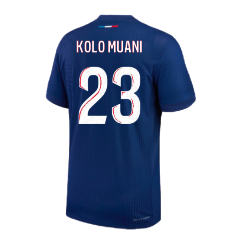 2024-2025 PSG Home Authentic Match Shirt (Kolo Muani 23)