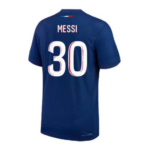 2024-2025 PSG Home Authentic Match Shirt (Messi 30)