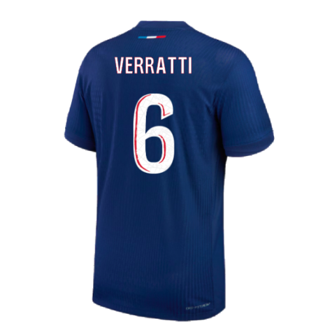 2024-2025 PSG Home Authentic Match Shirt (Verratti 6)