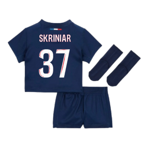 2024-2025 PSG Home Infants Baby Kit (Skriniar 37)