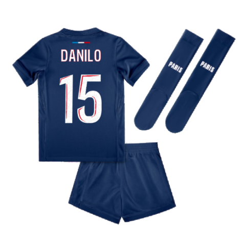 2024-2025 PSG Paris Saint Germain Home Mini Kit (Danilo 15)