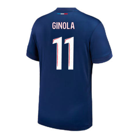 2024-2025 PSG Paris Saint Germain Home Shirt (Kids) (Ginola 11)