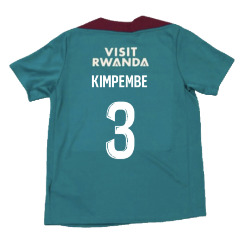 2024-2025 PSG Strike Dri-Fit Training Shirt (Teal) - Kids (Kimpembe 3)