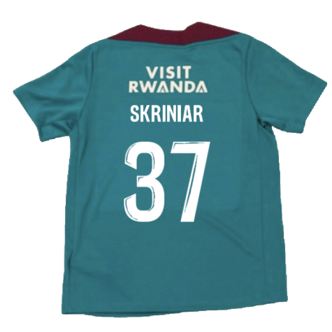 2024-2025 PSG Strike Dri-Fit Training Shirt (Teal) - Kids (Skriniar 37)