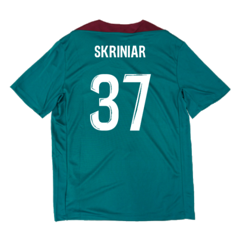 2024-2025 PSG Strike Dri-Fit Training Shirt (Teal) (Skriniar 37)