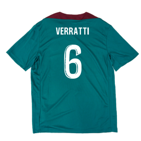 2024-2025 PSG Strike Dri-Fit Training Shirt (Teal) (Verratti 6)