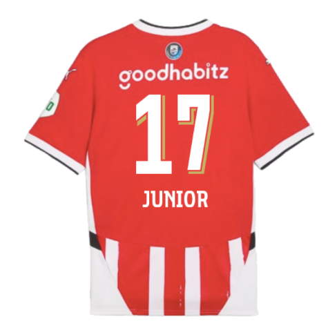 2024-2025 PSV Eindhoven Home Shirt (Junior 17)