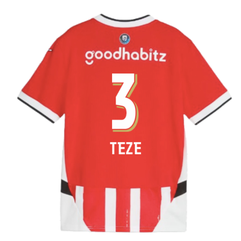 2024-2025 PSV Eindhoven Home Shirt (Kids) (Teze 3)