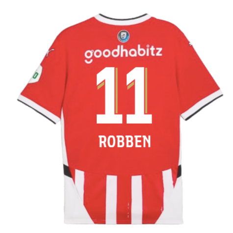 2024-2025 PSV Eindhoven Home Shirt (Robben 11)