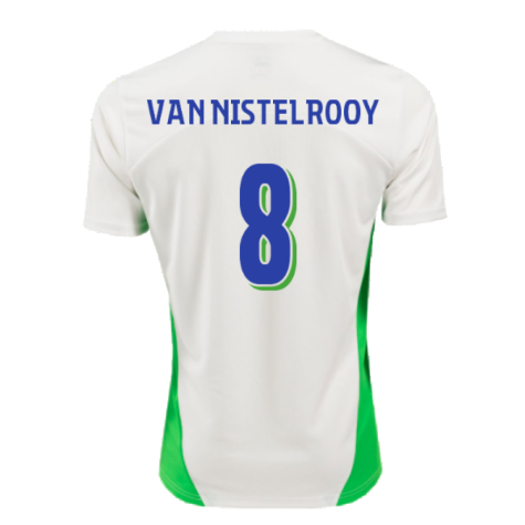 2024-2025 PSV Eindhoven Training Shirt (White) (Van Nistelrooy 8)