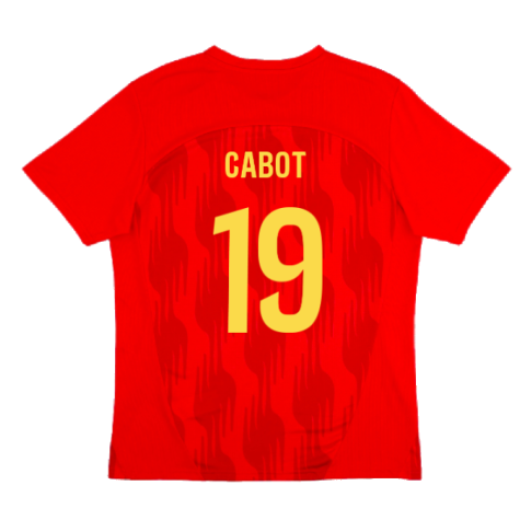 2024-2025 Racing Lens Pre-Match Shirt (Red) (Cabot 19)