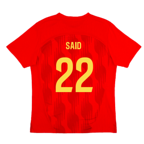 2024-2025 Racing Lens Pre-Match Shirt (Red) (Said 22)