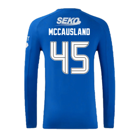 2024-2025 Rangers Long Sleeve Home Shirt (McCausland 45)