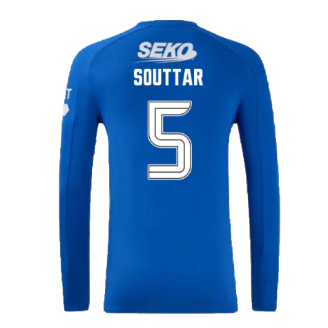 2024-2025 Rangers Long Sleeve Home Shirt (Souttar 5)