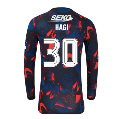 2024-2025 Rangers Long Sleeve Third Shirt (Hagi 30)