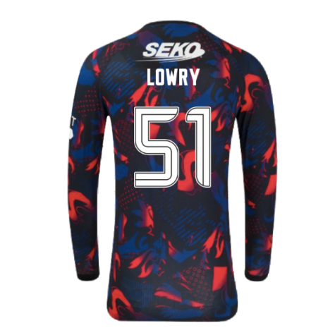 2024-2025 Rangers Long Sleeve Third Shirt (Lowry 51)