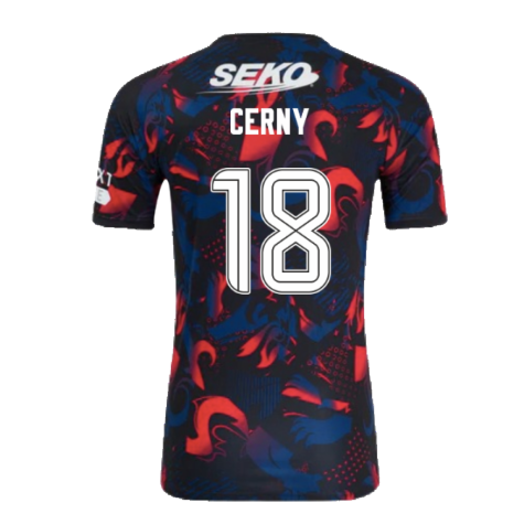 2024-2025 Rangers Third Authentic Pro Shirt (Cerny 18)