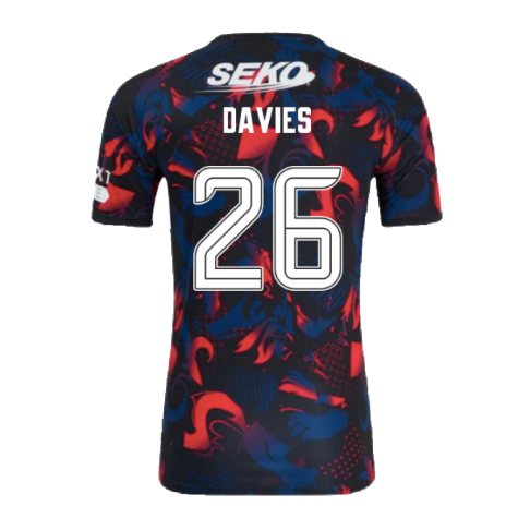 2024-2025 Rangers Third Authentic Pro Shirt (Davies 26)