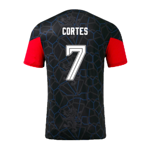 2024-2025 Rangers Third Matchday Tee (Black) (Cortes 7)