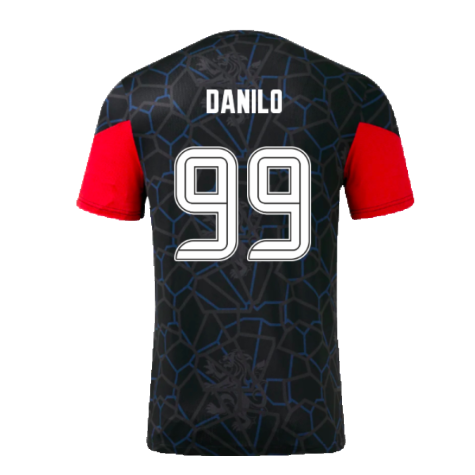 2024-2025 Rangers Third Matchday Tee (Black) (Danilo 99)