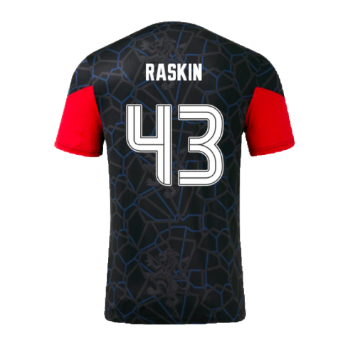 2024-2025 Rangers Third Matchday Tee (Black) (Raskin 43)