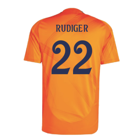 2024-2025 Real Madrid Authentic Away Shirt (Rudiger 22)