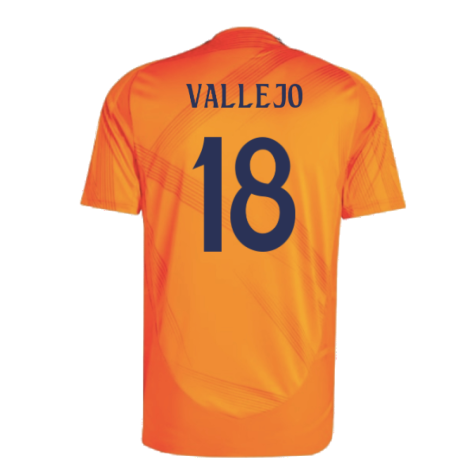 2024-2025 Real Madrid Authentic Away Shirt (Vallejo 18)