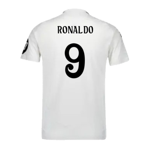 2024-2025 Real Madrid Authentic Home Shirt (Ronaldo 9)