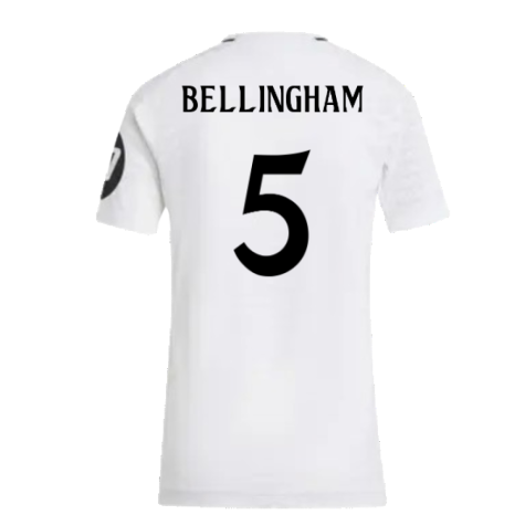 2024-2025 Real Madrid Authentic Home Shirt (Womens) (Bellingham 5)