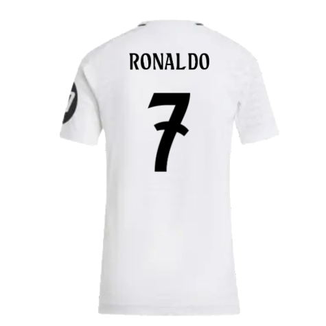 2024-2025 Real Madrid Authentic Home Shirt (Womens) (Ronaldo 7)