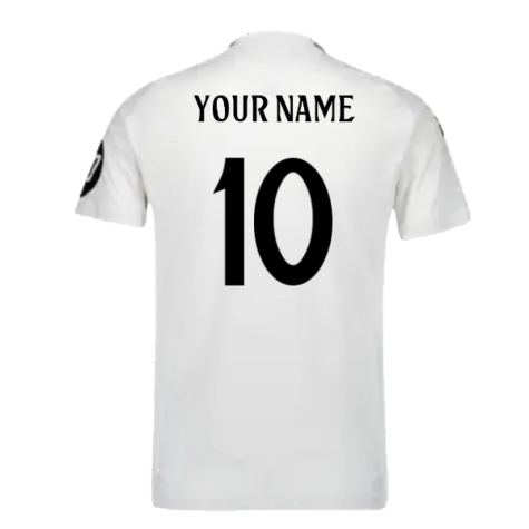 2024-2025 Real Madrid Authentic Home Shirt (Your Name)