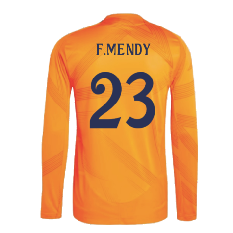 2024-2025 Real Madrid Authentic Long Sleeve Away Shirt (F.Mendy 23)