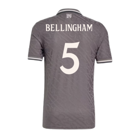 2024-2025 Real Madrid Authentic Third Shirt (Bellingham 5)