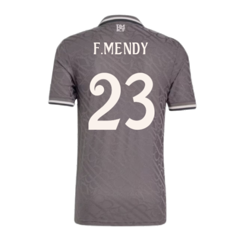 2024-2025 Real Madrid Authentic Third Shirt (F.Mendy 23)