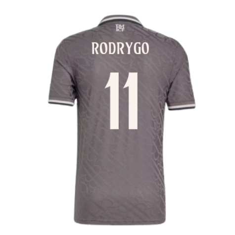 2024-2025 Real Madrid Authentic Third Shirt (Rodrygo 11)