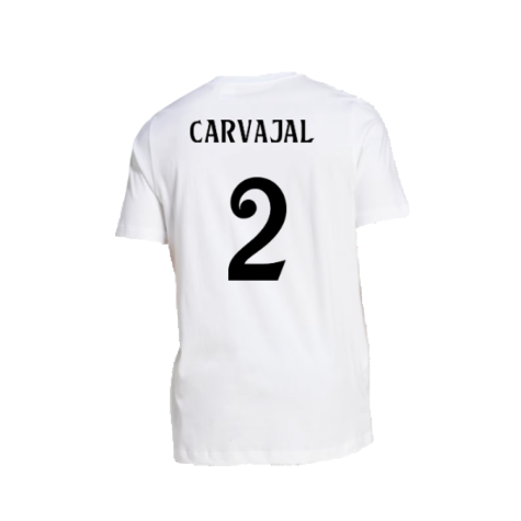 2024-2025 Real Madrid DNA Graphic Tee (White) (Carvajal 2)