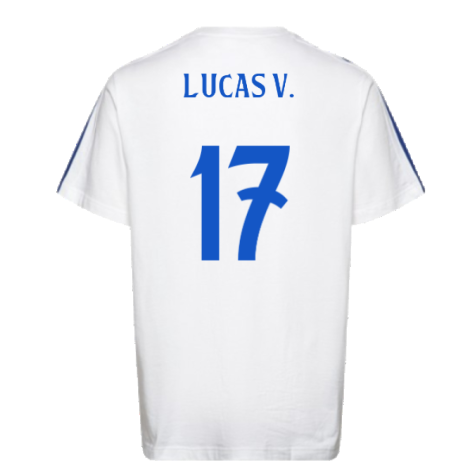 2024-2025 Real Madrid DNA Tee (White) (Lucas V. 17)