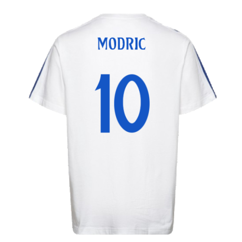 2024-2025 Real Madrid DNA Tee (White) (Modric 10)