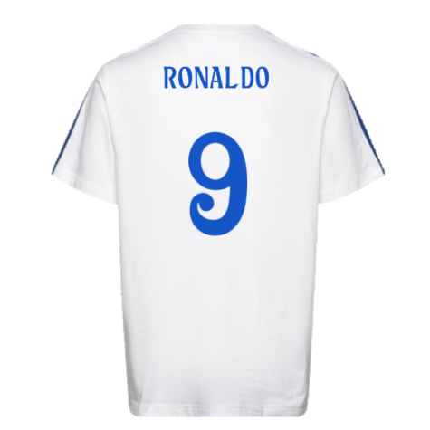 2024-2025 Real Madrid DNA Tee (White) (Ronaldo 9)