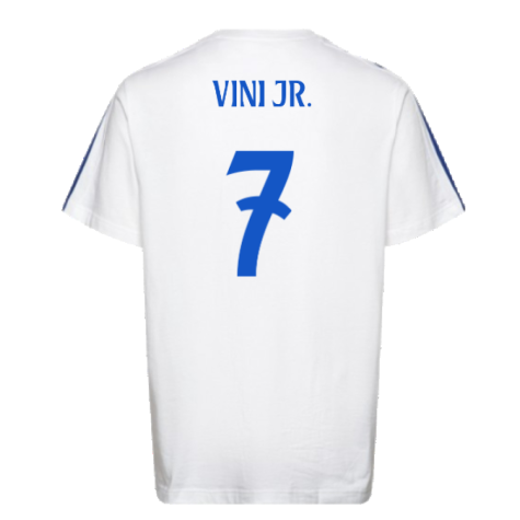 2024-2025 Real Madrid DNA Tee (White) (Vini Jr. 7)